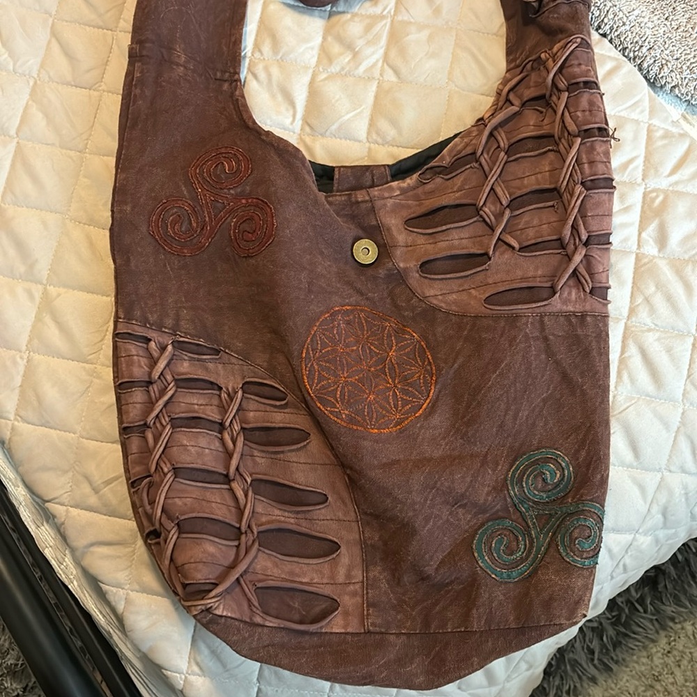 Cotton BoHo Crossbody Bag